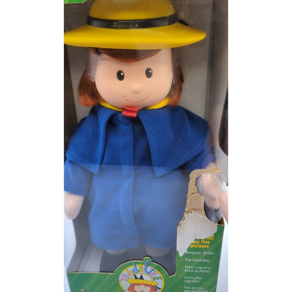 Vintage 1998 Madeline In Paris 17" Tall Talking Doll New Sealed Box Kids Gift - Picture 2 of 7